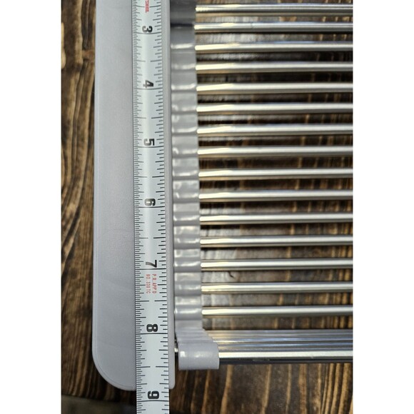 Adjustable Drying Rack Over The Sink Stainless Steel 11.5" - 18.75" Wide New - Picture 13 of 13